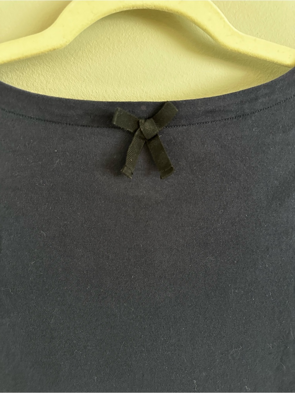 Kate Spade Navy Blue Cotton Ruffle Bell Sleeve Top Medium - Picture 3 of 7